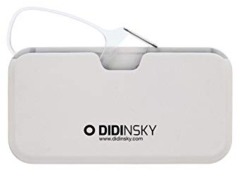 DIDINSKY Moma bügellose Lesebrille ultraleicht 4,8 g Taschenbrille | Bügellose Taschen-Lesebrille, nur 4,8 g, entspiegelt und kratzfest, flexibler Nasensteg, flaches Etui. +1,0 bis +3,0.