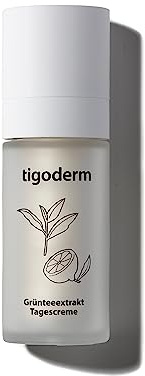 Tigogreen Grüntee-Gesichtspflege mit 1% Vitamin C – Antioxidantienreiche Feuchtigkeitscreme für Strahlende, Jugendliche Haut – Natürliche Hautpflegelösung – 30 ml