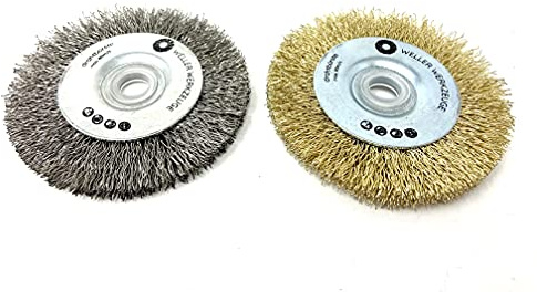 Set of 2 Wire Brush Cleaning Disc Suitable for Bosch GWS 10.8 12V 76 Accessories Sanding Discs Mini Battery Angle Grinder