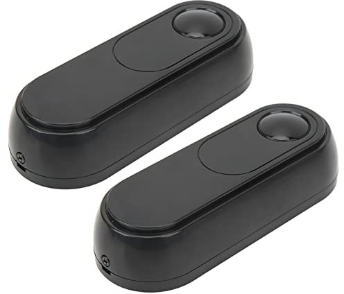 Hosi Alarm Beam Sensor, Wireless Infrared Gate Beam Detector for Indoor Outdoor, Black