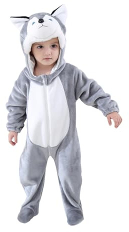 Doladola Unisex Baby Hooded Cartoon Animal Romper Toddler's Jumpsuit Baby's Outfit Infant's Pajama