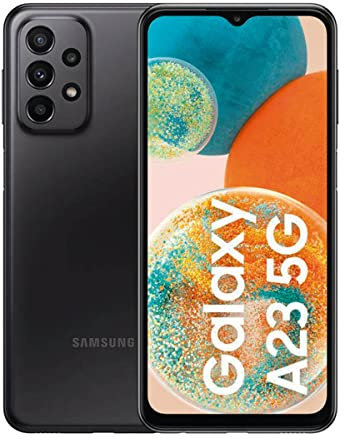 Samsung Galaxy A23 5G 128GB Black EU [16,72cm (6,6) LCD Display, Android 12, 50MP Quad-Kamera]