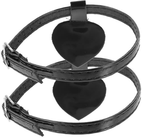 VALICLUD Correas Para Tacones Altos Desmontables Elásticas Hebillas Negro Accesorios Para Zapatos De Mujer Para Diario Cómodas y Decorativas