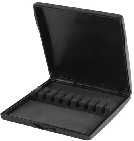 Carriere Étui à Anches, Porte-Anche de Clarinette, Anche pour Étui pour Clarinette Basse/Saxophone Ténor/Baryton avec Fentes pour 9 Pièces D'Anche, Installation Facile, Facile à Utiliser