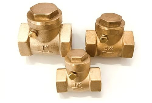 1/2 3/4 1 2 Zoll Horizontal Messing Draht Mund Rückschlagventil Vollkupfer Innengewinde Rückschlagventil 1St(1-1/2)