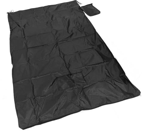 Borsa per Foglie per Tagliaerba da Equitazione, Tessuto Oxford Resistente Agli Strappi, Grande capacità Raccolta Rapida delle Foglie, Cerniera per Scarico Facile