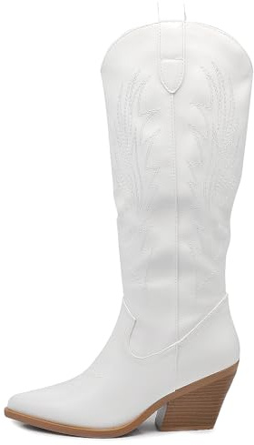 IF Fashion Stivali Cowboy Western Texani Scarpe da Donna A Punta Camperos LY80-12