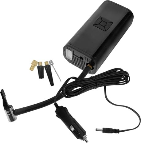 Amosfun Tragbarer Reifenfüller Für Auto Fahrrad Bike Reifen Mit Automatischem Abschaltmechanismus Für Schnelles Und Sicheres Aufpumpen Zigarettenanzünder-netzkabel Und