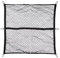 Gepäcknetz Auto,Hoch Elastisches Ladungssicherungsnetz 120x120 cm (Dehnbar bis 210x210 cm) mit 6 Haken,Gepäcknetz für Kofferraum,Transporter,Camping,Reisen,Kofferraum Netz für Ordnung & Sicherheit