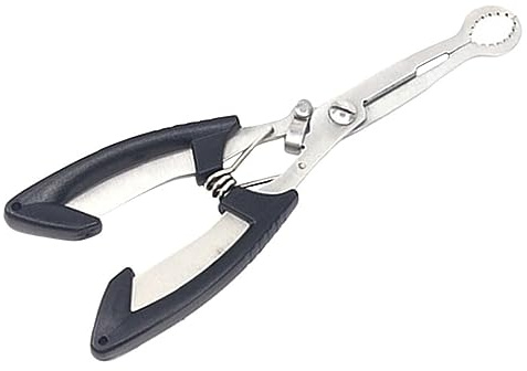 UKCOCO Outil Noyau Aubépine INOX Pratique Pince Multifonctionnelle pour Cuisine Pitter Ergonomique Noir Facile à Nettoyer