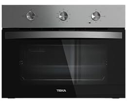 TEKA Horno Compacto Convencional, Sistema HydroClean ECO, 3 Funciones de Cocción, Bandeja Profunda, Modelo NEO HBC 5350 SS Serie Neo
