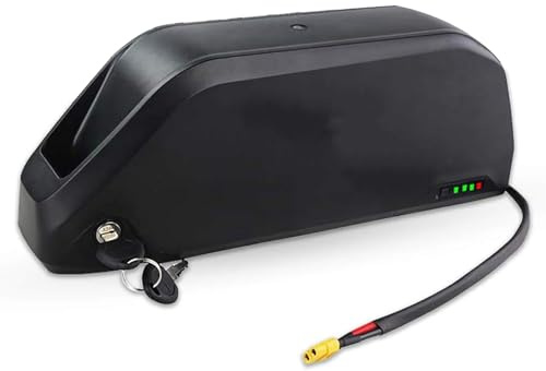 48V 18Ah Ebike Akku, 48V 18Ah Ebike Batterie 48V Elektrofahrrad Fahrrad Batterien mit Ladegerät, 5PIN Grundplatte eingebauter BMS für 100W 200W 500W 800W 1000W Motor 48V 18Ah