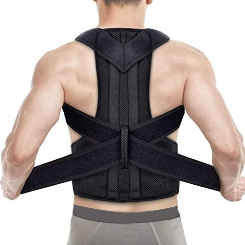 S-5XL Große Größe Rückenstütze Haltungskorrektur Männer/Frauen Wirbelsäulenkorrektur Orthopädisches Korsett Schulter-Nacken-Stütze Studenten/Teenager Rundrücken-Korrekturgürtel(XL)