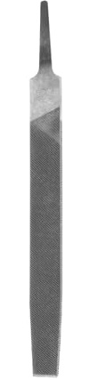 sourcing map Tip Medium Cut File 6 Double Cut Teeth High Carbon Steel Hand Rasp File Without Handle for Metal Wood Deburring Removing