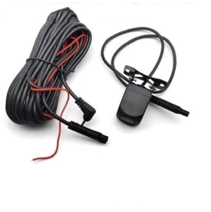 Cámara Trasera Cámara Visión Trasera Impermeable 5 Pines Cámara Asistencia para Estacionamiento Compatible con DVR Inversión Monitor Lente Grabación Gran Angular(Wiring)