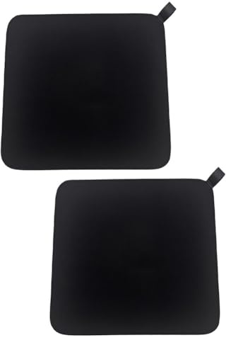 Homeponnew Tappetino scorrevole per macchina da caffè espresso ES601 con cinghia per appenderlo, 33 x 32 cm, tappetino in gomma antiscivolo per protezione del piano di lavoro, nero, confezione da 1