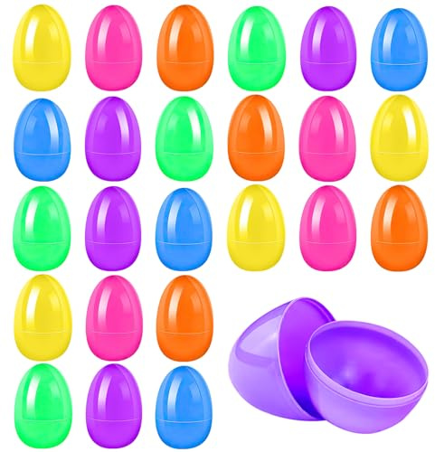 24 Stück Ostereier zum Befüllen, osterei, Ostern kinder für oster geschenke, Geschenk ostern für Kinder zum Basteln zu Oster Osterdeko Zum Füllen von Süßigkeiten und Kindergeschenken an Ostereier