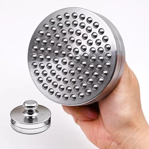 Vituord Block Printing Baren, Mushroom Type Stainless Steel Ball Printmaking Press, Diameter 7cm, Even Pressure, for Linocut, Scrapbooking Crafting