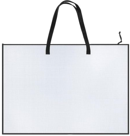 Moxychrony A1 Kunstmappe 91,4 x 61 cm, großes A1-Portfolio mit Griff, robuste Kunsttasche für Kunstwerke/Dokumente, A2-Ordner, Tragetasche für Künstler, Studenten, Profis