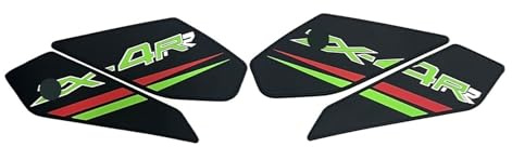 Protector Tanque Gas Moto Calcomanias Revestimiento De Goma 3D Depósito Combustible De Motocicleta ZX-4R para Kawa&Saki ZX4RR ZX4R ZX-4R ZX-4RR 2023 - Adhesivo Protector Antideslizante