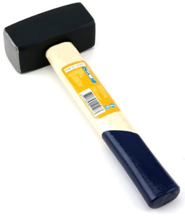 1500 gr Fäustel Hammer, Vorschlaghammer Schlosserhammer Din 6475