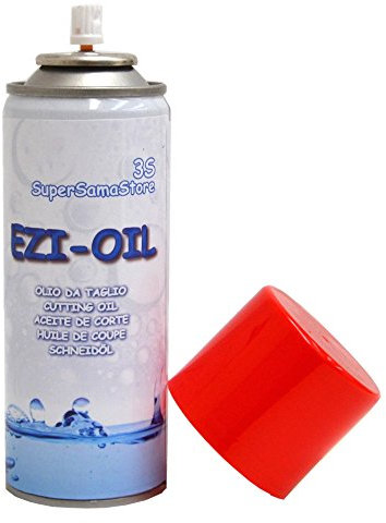3S SuperSamaStore Ezi-Oil Olio Per Cartelle E Taglio Su Tubo Rame, Lubrificante Oleoso Spray Universale Per Flangiatura, Uso Professionale Su Impianti Climatizzazione E Refrigerazione – 200 Ml