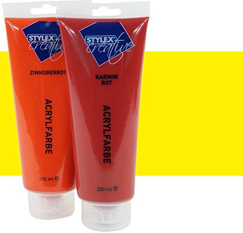 Acrylfarbe, 200 ml, Titanweiss