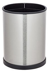 MasterClass Portautensili da cucina rotante, 18,5 x 14 cm - Effetto acciaio inox