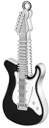 GARRULAX Memoria USB de 8 GB, 16 GB, 32 GB, resistente al agua, de alta velocidad, USB 2.0, almacenamiento de datos, pendrive (16 GB, guitarra negra)
