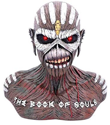 Nemesis Now Officially Licensed Iron Maiden Book of Souls Bust Box, Brown, 26cm (Large)
