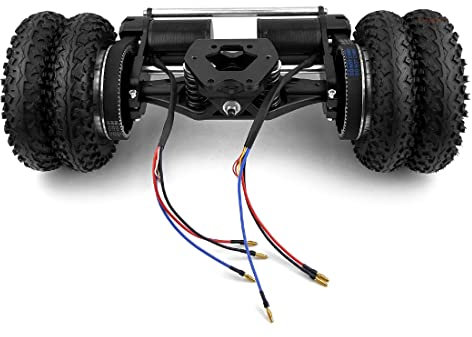 Verstärkter Elektro-LKW mit Offroad-Rädern und starker Motorhalterung für elektrisches Mountain-Skateboard mit Vier Rädern (Without Controller)