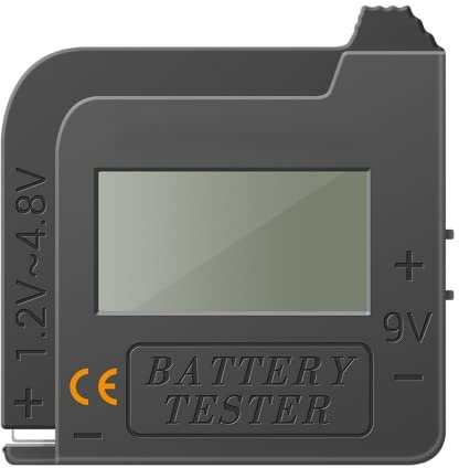 Kapazität Volt Checker Zubehör Tragbarer Batterietester AA AAA 9V Taste Digitales Werkzeug Schnelle Messung mehrerer Größen Nützlich und praktisch
