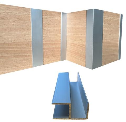 Verbinder für Küchensockel Sockelverbinder Sockelblenden für 19mm Sockelleisten (90°-Winkel Innen/Aussenecke, 20cm Höhe)