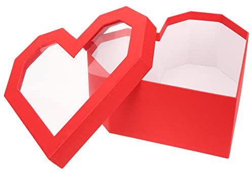 Gatuida Geschenkboxen Box Set Herzform Dekorative Rose Blume Valentinstag Verpackung Fall