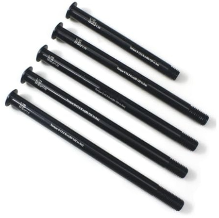 INOKAI Steckachse,Fahrrad Schnellspanner Fahrrad Steckachse Fahrrad Schnellspanner Rennrad Naben Rohrwelle Spieße Vorne Hinterachse 122/167/170/174/185mm M12 P1.75 P1.5 Achse (Color : L185 M12x1.5)