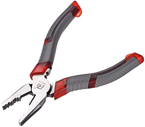 XYWHPGV Combination Pliers 6 Inch Wire Cutting Pliers with Wire Crimper Cutter Function(83519 56226 83123 db005 5da69 d7467