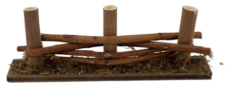 Small Nativity Set Fence 5.5 x 1.1 x 1.8 | Beautiful Handcrafted Christmas Heirloom | Made In Italy | Village Nativity Accessory | Home Decoration for Christmas