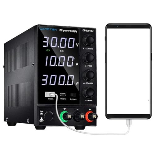 Fuente de alimentación de CC ajustable de 4 dígitos for banco de laboratorio, fuente de alimentación estabilizada conmutada de CA de 30 V, 10 A y 60 V, 5 A, DPS3010U(DPS605U 60V 5A)