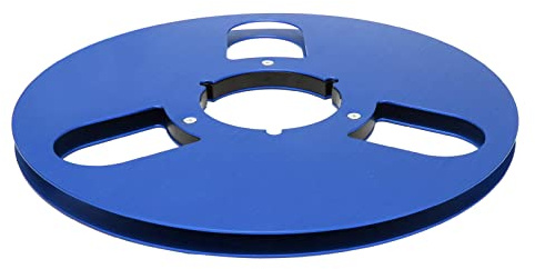 Carrete Vacío de 10 Pulgadas, Carrete de Recogida de Aleación de Aluminio, 3 Orificios, Universal para Reproductores de Cinta de Carrete a Carrete, Rugido, Brida NAB con Poco