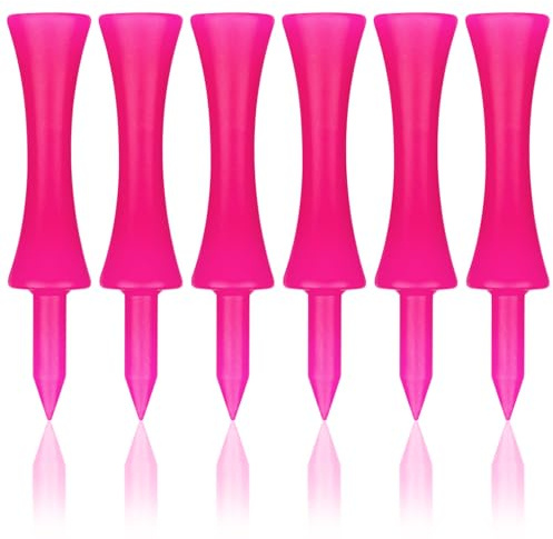 flintronic Golf Tees Kunststoff Driver, Golftees Tee Set, Wiederverwendbar Plastik Golftees Tee Set für das Üben im Innen