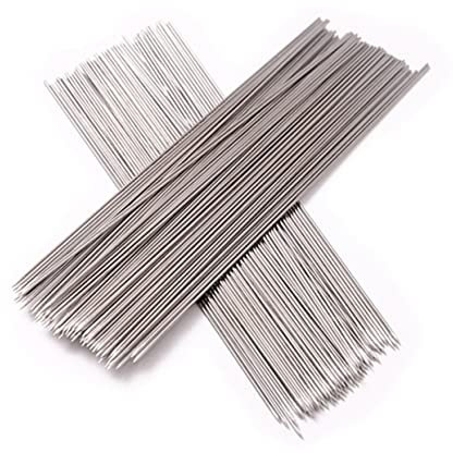 BESPORTBLE 100piezas Brocheta De Barbacoa De Acero Inoxidable Para Asar Parrilla Pinchos Morunos Para Cocinar Al Aire