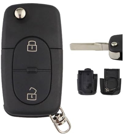 2Taste Autoschlüssel-Fernbedienung für Audi A2 A3 A4 A6 A8 TT B5 RS4 Quattr | 1994-2002 Gehäuseabdeckung