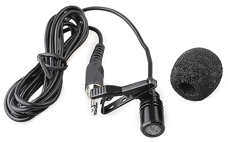 Mejora tu con este micrófono flexible de solapa Lavalier, tecnología antirruido, opción de montaje versátil, micrófono de solapa profesional Lavalier