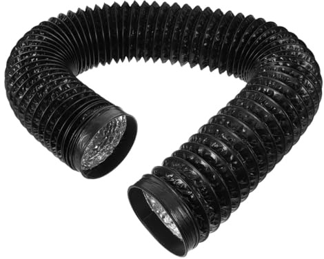 Kisangel Heavy-duty Flexible Aluminum Dryer Vent Hose for Tumble Dryer Ventilation Heat-resistant Ducting Pipe Connector for Grow Tent