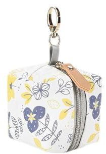 Naroote wasserdichte Schnullertasche, Tragbarer Schnullerbox-Halter für Schnuller, Leicht Zugängliche Schnuller-Aufbewahrungstasche für Wickeltasche und Geldbörse, PU + PEVA für und Mädchen