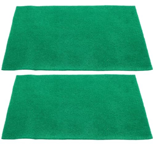 BESPORTBLE Alfombra para Reptiles y Serpientes de Poliéster Absorbente y Resistente al Desgaste, 2 Piezas para Terrarios en Uso Doméstico Aspecto Natural