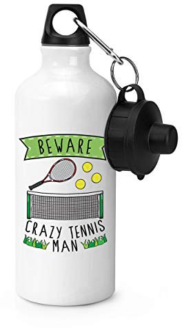 Gift Base Méfiez-Vous Crazy Tennis Homme Gourde de Sport