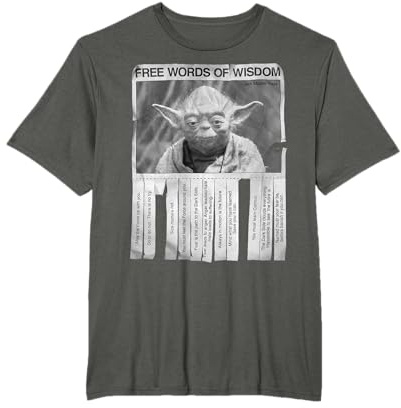 Star Wars Yoda Poster Worte Der Weisheit Grafik T-Shirt