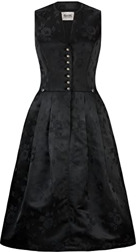 Stockerpoint Damen Daphne Midi Midi Dirndl, schwarz, 40