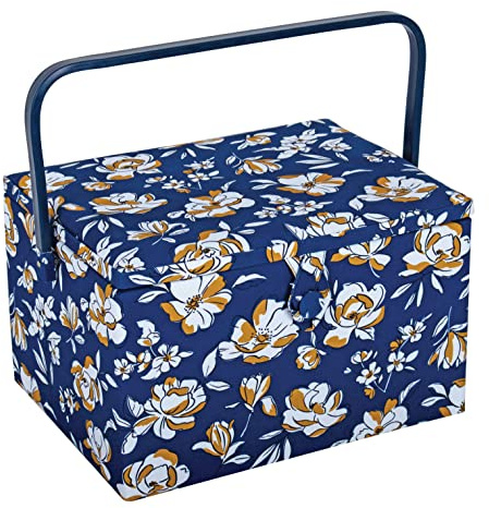 Hobby Gift Grande boîte de rangement pour loisirs créatifs Motif floral d'automne
